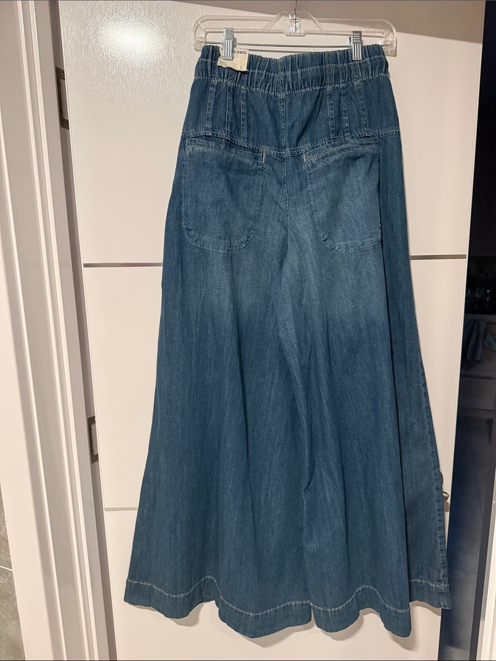 New Free People We The Free Forget Me Knot Pull-On Jeans Size S - Picture 11 of 12